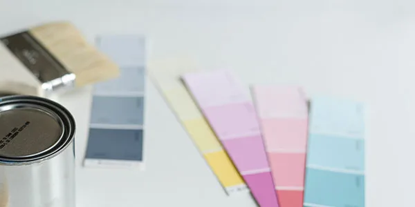 Color sample swatches on prepared drywall, Handy-Pro Solutions